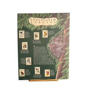 Postal Commemorative Society Endangered Species Russia 1993 Stamp Display Page